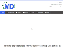 Tablet Screenshot of mdlabs.com